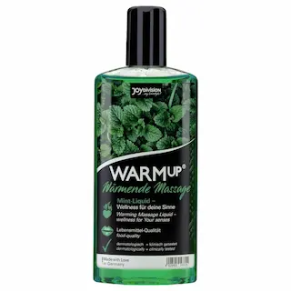 JoyDivision – masážní olej s hřejivým efektem – máta – 150 ml