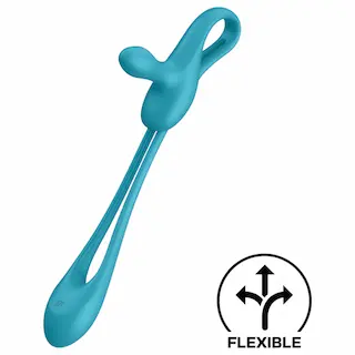 Satisfyer Plug & Play – akumulátorový anální vibrátor a erekční kroužek (modrý)