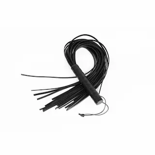 Whips Primal Bond Small Classic Flogger Black, černé důtky