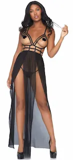 Dvoudílné šaty Cage Maxi Dress, M–L