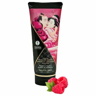 Shunga Masážní krém Raspberry Feeling (200 ml)