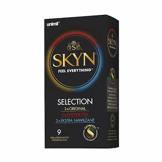 SKYN Selection – mix bezlatexových kondomů (9 ks)