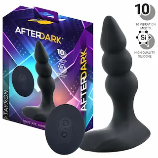 AfterDark – vibrátor na prostatu – vibrační – černý