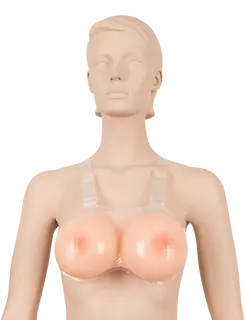 Silicone Breasts with Straps