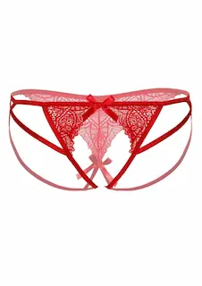 Naomi pásková tanga s volným klínem, L/XL