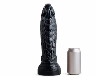 Mr. Hankey’s Toys Dragon XL, prémiové silikonové dildo s Vac-U-Lock 34,5 x 7,8–9,7 cm