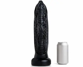 Mr. Hankey’s Toys Alien Breeder XXXL, prémiové silikonové dildo s Vac-U-Lock 38,4 x 8,1–11,3 cm