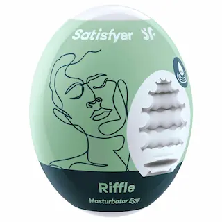 SATISFYER – RIFFLE MASTURBATOR EGG