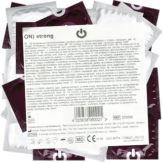 On) Bulk-Pack: Strong, 100 strong condoms