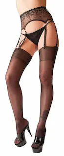 Cottelli Legwear Punčochy – černé
