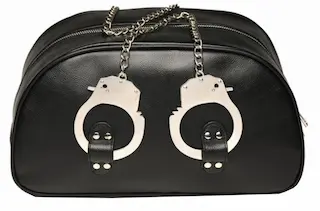 Bondage Travel Bag With Handcuffs – Black