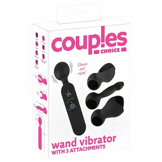 Couples Choice – vibrační masážní přístroj s ohřevem – akumulátorový – černý