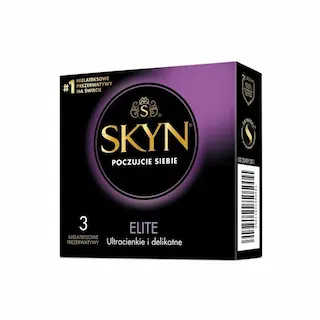SKYN Elite – bezlatexové kondomy (3 ks)
