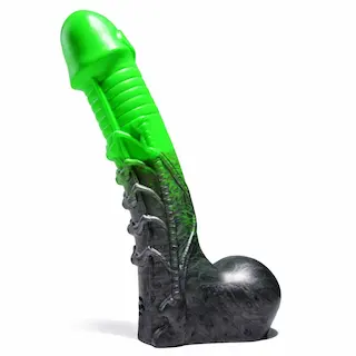 Sinnovator Andromeda Alien Platinum Silicone Dildo 10.4 Inches, prémiové silikonové dildo s Vac-U-Lock 32,5 x 6–6,5 cm