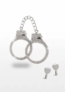 Taboom Diamond Wrist Cuffs Silver