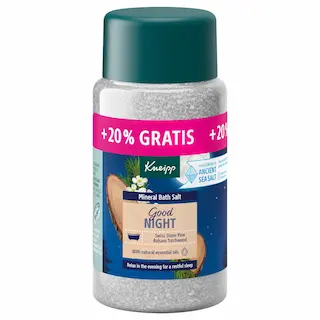 Kneipp Good Night prémiová minerální koupelová sůl (600 g)