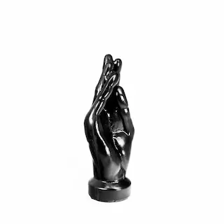 HUNG System Hello, černé dildo – ruka 23,7 x 9,6 cm