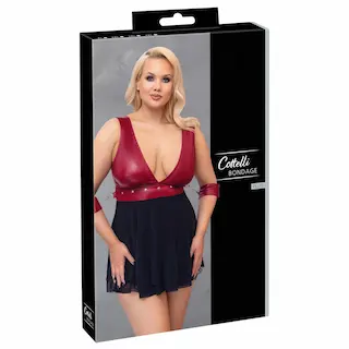 Plus size košilka Red Bondage, XL