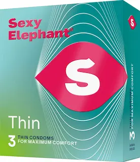 Sexy Elephant – ultra tenké kondomy Thin 3 ks