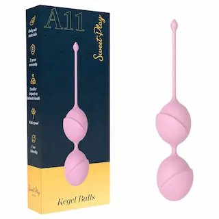 Erospace Sweet Play – duo gejšiných kuliček (růžové)