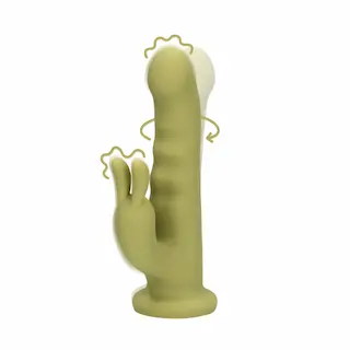 Ultrajemný silikonový rotující vibrátor Rabbit – Spring Sage