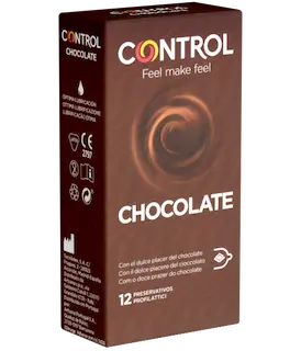 Control Single: Chocolate, 12 condoms with chocolate flavour