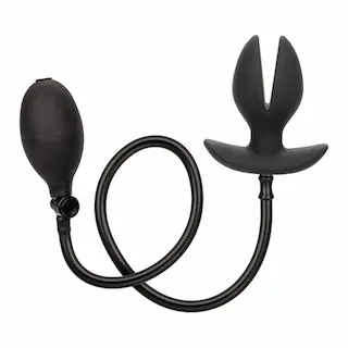 Kolík anální CalExotics Expandable Silicone Inflatable černý