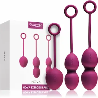 Venušiny kuličky SVAKOM Nova Kegel Balls, fialová