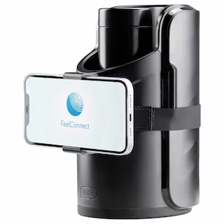 Kiiroo Keon – masturbátor s držákem na telefon – černý