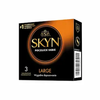 SKYN Large – XL bezlatexové kondomy (3 ks)