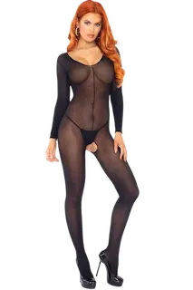 Leg Avenue dlouhorukávové bodystocking