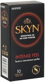 SKYN Intense Feel – bezlatexové kondomy s vroubky (10 ks)