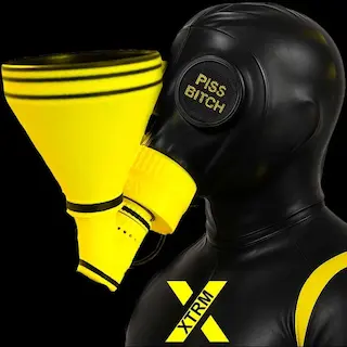XTRM GP5 Piss Mask System with Mask žlutá