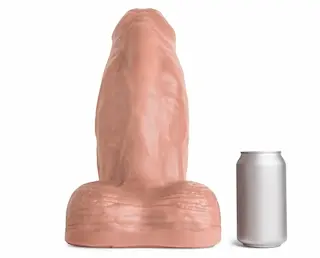 Mr. Hankey’s Toys Goliath XXXXL, prémiové silikonové dildo 34,3 x 9,8–13,2 cm