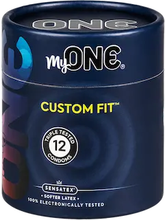MyOne Single: Custom Fit, size 64M, 12 condoms