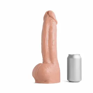 Mr. Hankey’s Toys HungOakland Dildo L, prémiové silikonové dildo s Vac-U-Lock 31,6 x 6,6–7,2 cm