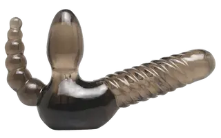 Strapless Strap-On with Anal Stimulator