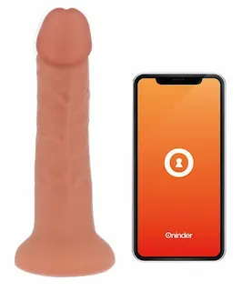ONINDER – BOGOTÁ VIBRATOR DILDO 9 SPEEDS NATURAL 17.5 CM -O- 4 CM – FREE APP, MEDIUM