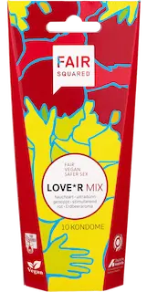 Fair Squared Single: Love*r Mix condoms 10 pcs