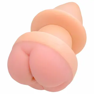 Nature Skin – anální kolík a návlek na penis – tělová barva
