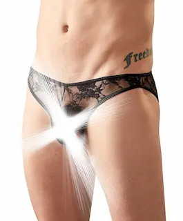 Černé slipy Lace Secret, S