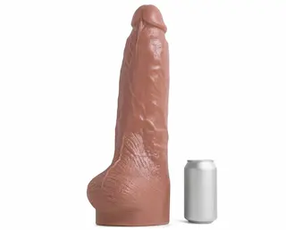 Mr. Hankey’s Toys Kae Ecstatic XXXXL, prémiové silikonové dildo s Vac-U-Lock 42 x 7,4–10,1 cm