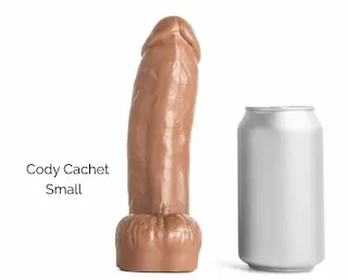 Mr. Hankey’s Toys Cody Cachet Original, prémiové silikonové dildo s Vac-U-Lock 20,2 x 4,1–4,9 cm