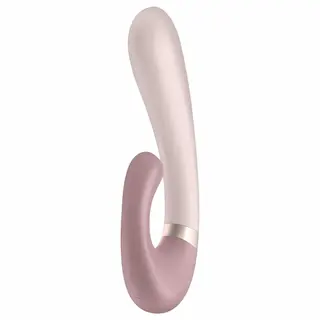 Satisfyer Heat Wave – aplikací ovládaný vyhřívaný vibrátor (béžový)