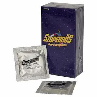 Superhrdina – kondom s prodlouženým účinkem (12 ks)