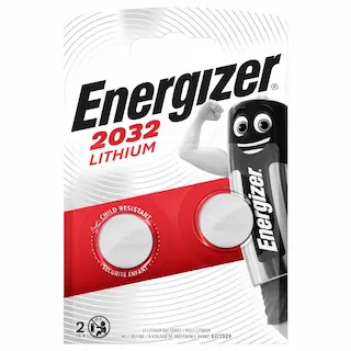 Energizer – knoflíková baterie CR2032 – 2 ks