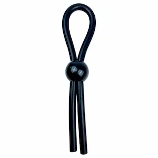 Pulselock Forge – nastavitelný silikonový lasový erekční kroužek (černý)