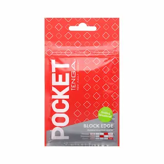 Tenga Pocket jednorázový masturbátor (7 cm), červený