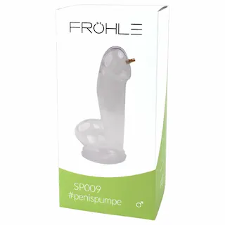 Vakuový válec pro penis XL čirý