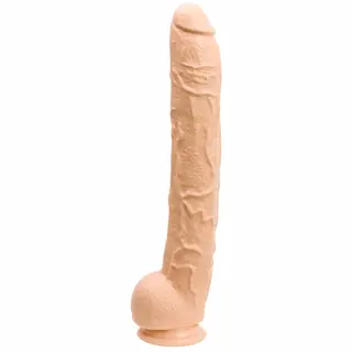 Gelové dildo XXL Rambo (37 cm)